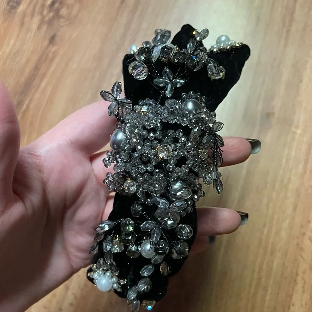 Baroque Bow Embellished Headband